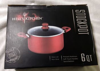 HELL'S KITCHEN 6 QUART STOCKPOT