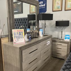 Dresser, Mirror And Nightstand 🌟 $899