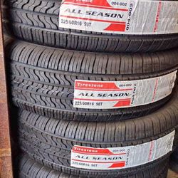 225/60R16 Set Of 4 Firestone New Tires 