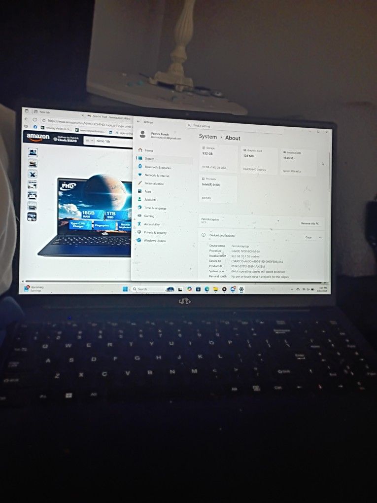 Nimo 1TB Storage 128mb Graphics Card 16GB Ram
