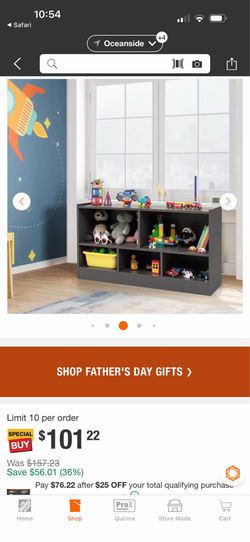 Storage Cabinet 2-Shelf Wood Bookcase Organizer