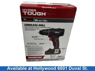 Hyper Tough 6079 Black Cordless Standard Drill