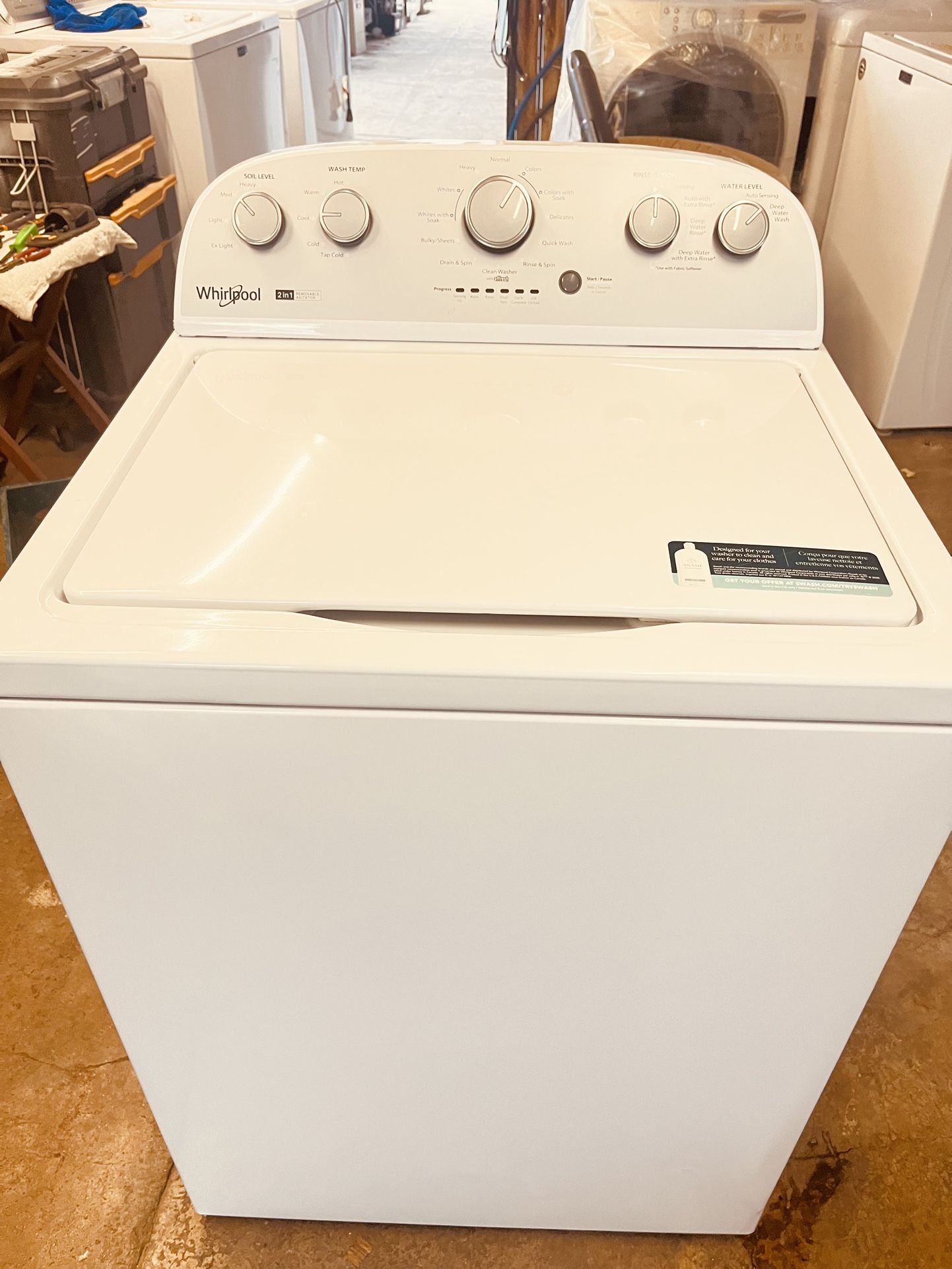 Whirlpool 2-1 Removable Agitador Free Delivery