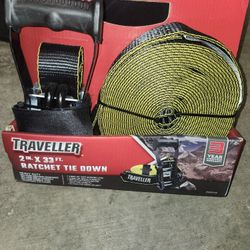 2"x33ft Ratchet Tie Downs Brand New