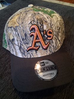 Oakland A's New Era 9Forty Camo A's Snapback Hat $25