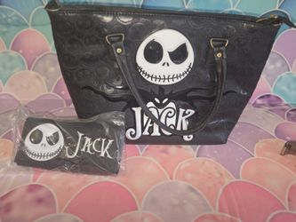 Jack Skellington Tote Bag with 2 set Matching Wallet