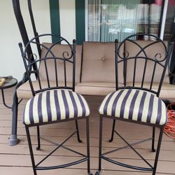 Cast Iron Chairs Best Offer. Estate Sale Left Overs.