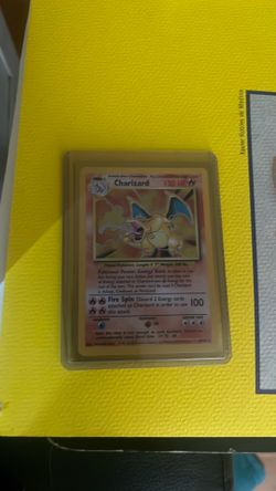 1996 base set Charizard halo really good condition