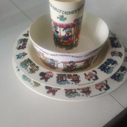 disney plate set