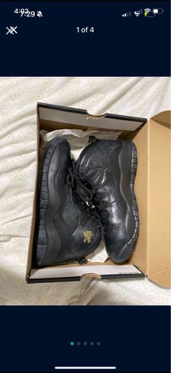 Air Jordan 10 NYC Black Sneakers