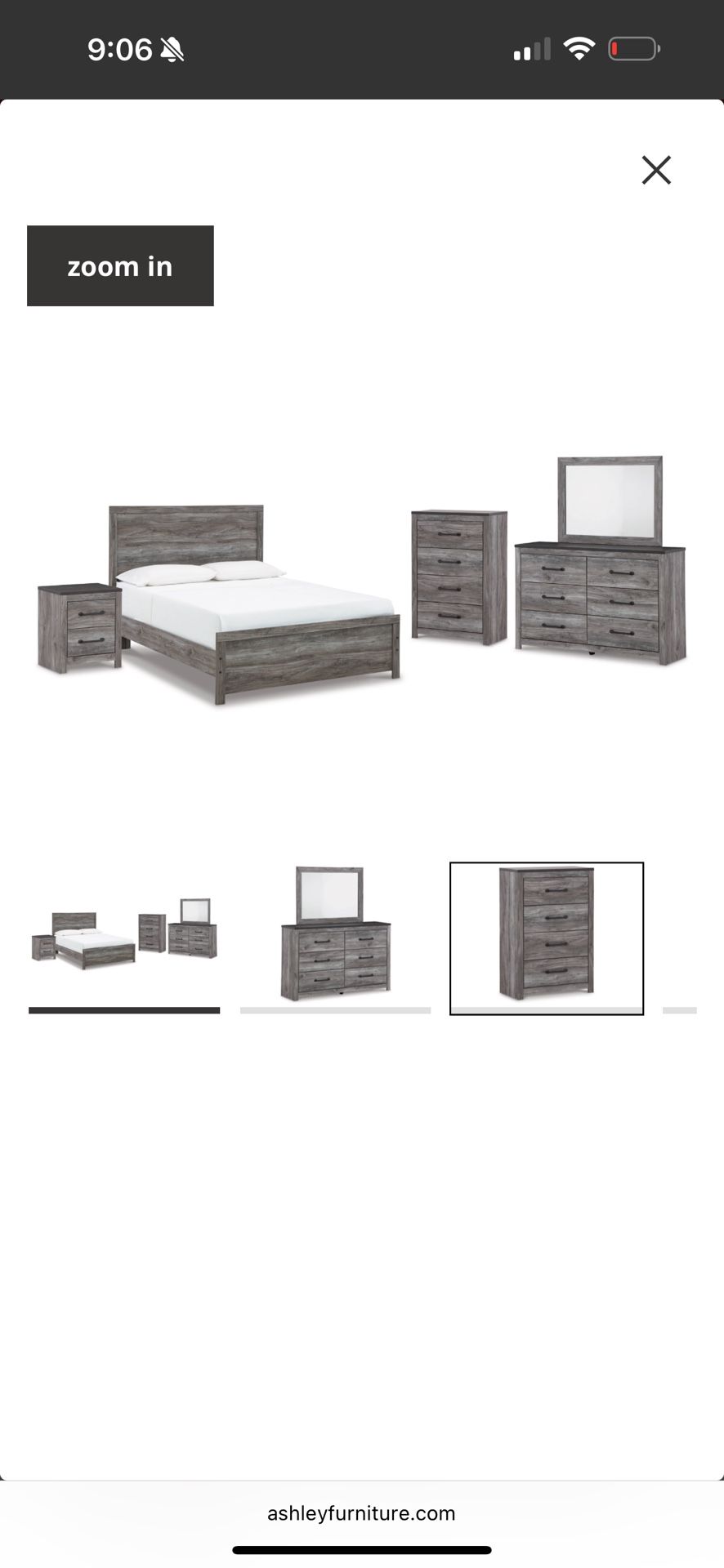 4 Piece Queen Bedroom Set