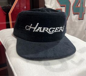 Vintage New Era Original Corduroy Snapback Hat LA San Diego Chargers New NOS