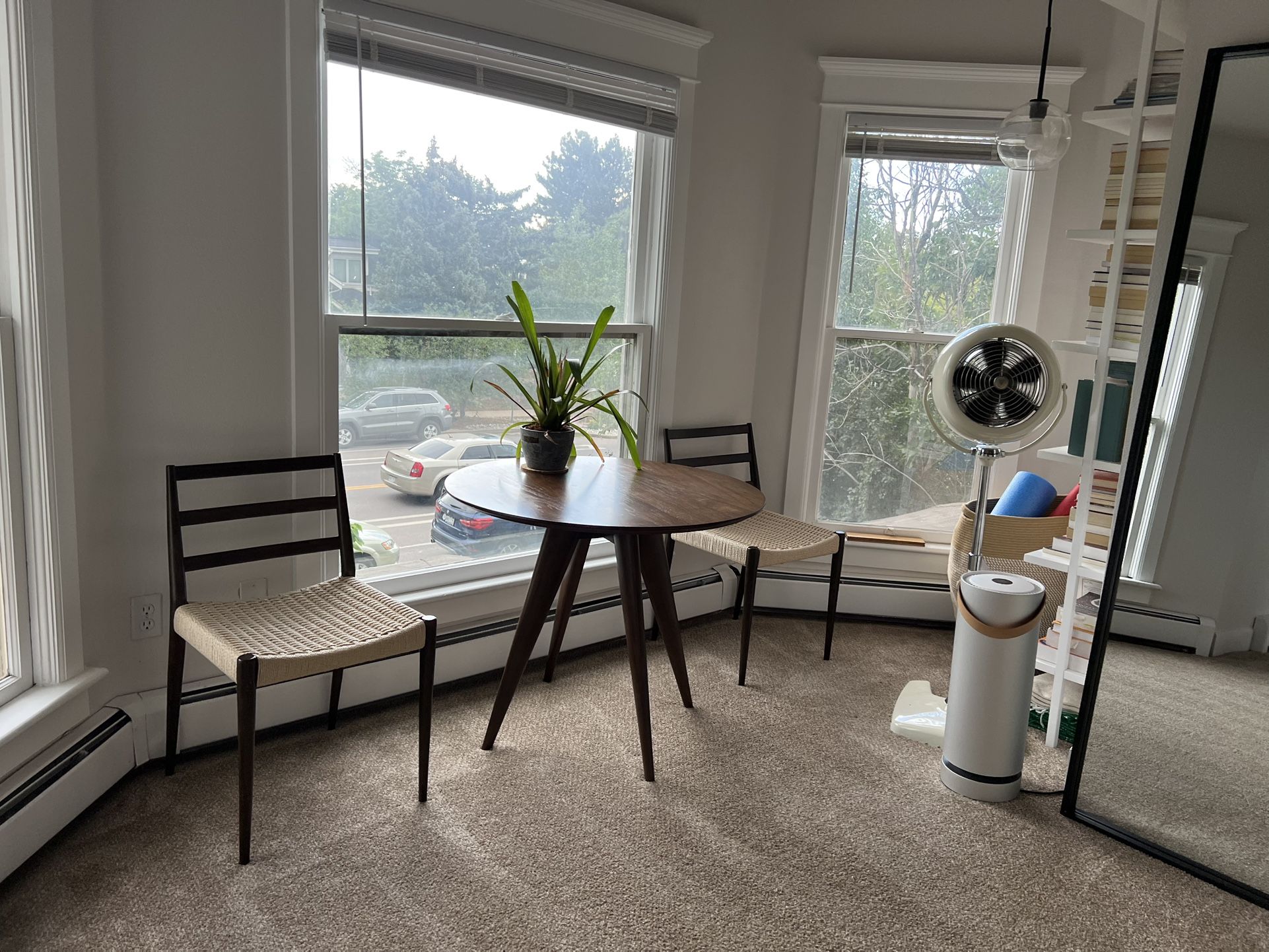 West Elm Walnut Bistro Table