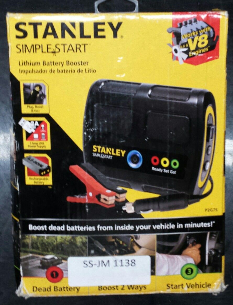 Stanley simple start battery booster