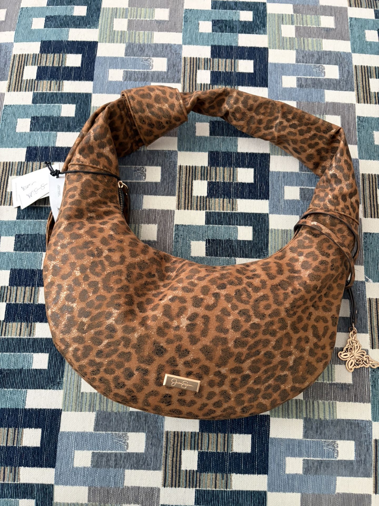 Jessica Simpson Women's Luna Hobo Bag Leopard