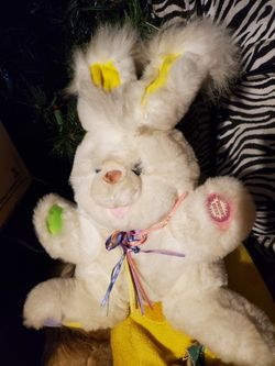 Giggling Easter Bunny Rabbit Plush