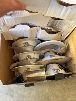 Recessed lights, 5–6 inches