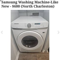 Samsung Washing Machine-Like NEW $600-OBO-MUST GO TODAY