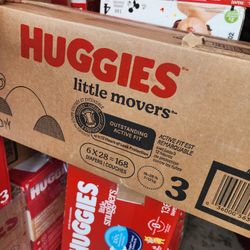 Huggies 3 ,168 Count $40 Each Box