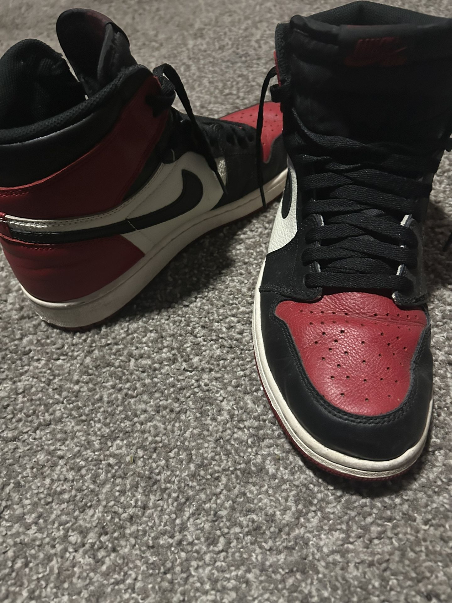 Jordan 1 Retro High Og Bread Toe Size 10