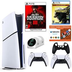 PS5 Disc Console w/ Call of Duty 3 & Controller Bundle