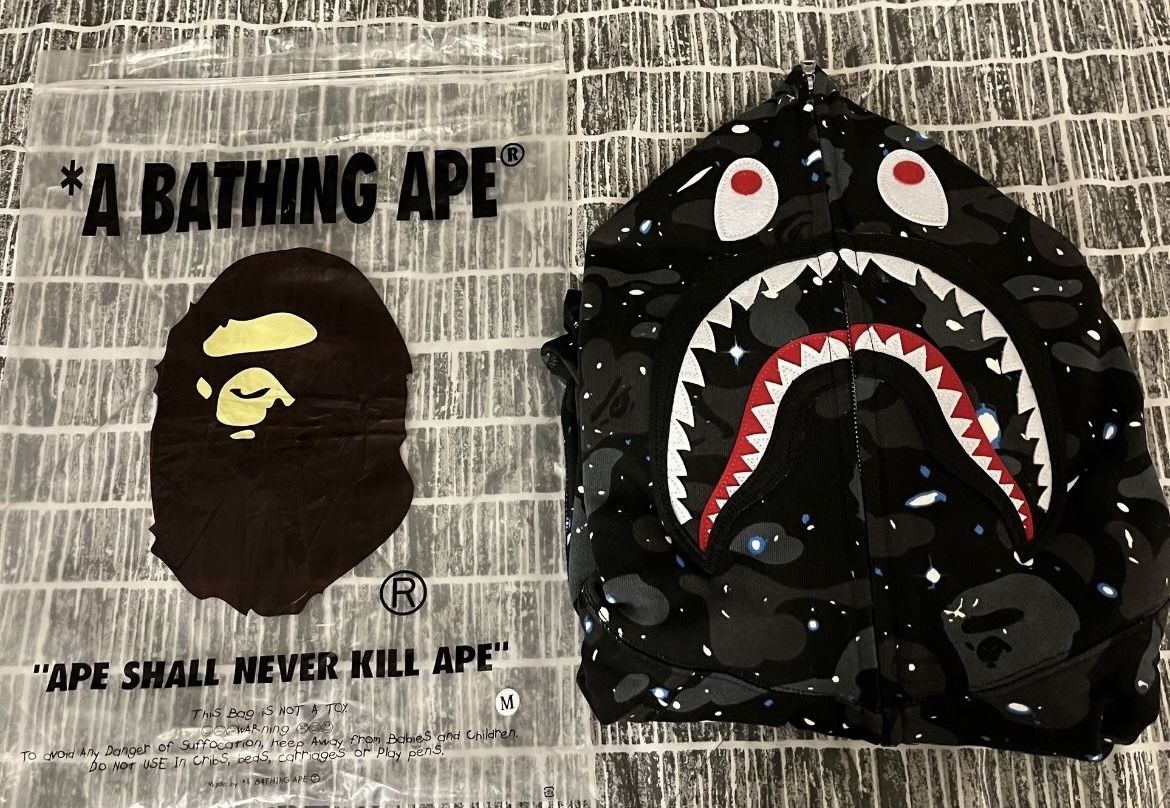 BAPE Full-Zip Shark Hoodie
