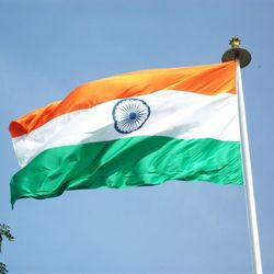 Large Military Issued Flag Of India 