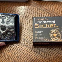 Universal Socket and Tool Keychain