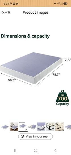Queen metal box spring