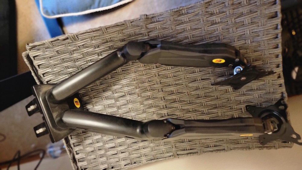 North Bayou Dual Heavy Duty Monitor Arms