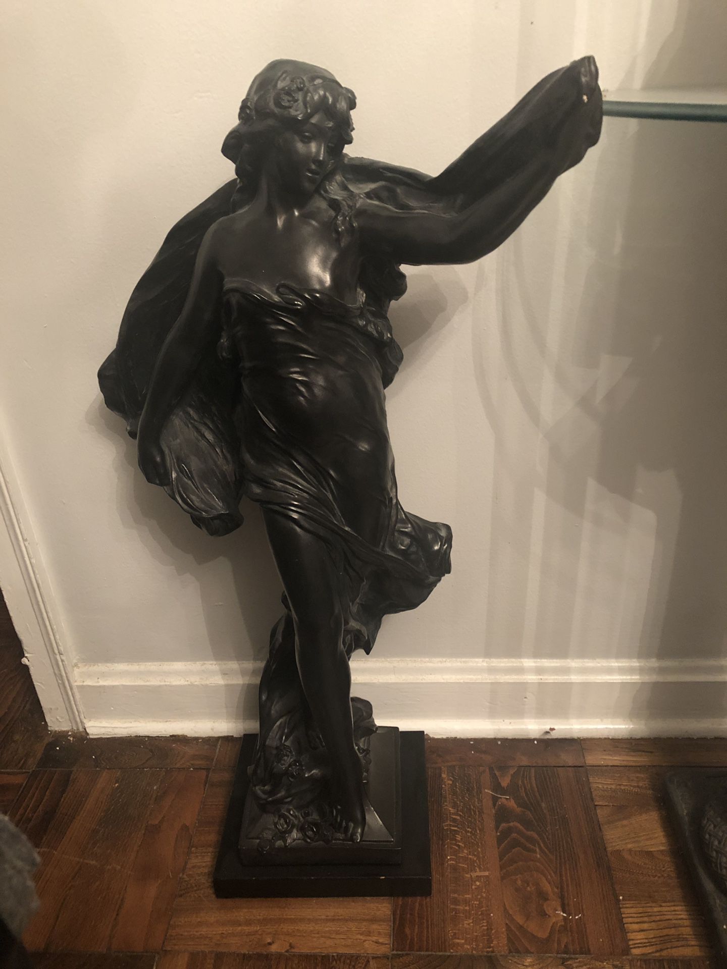 Black statue