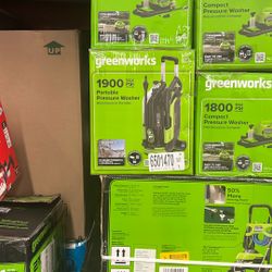 Green Works Pressure Washer 1900 Psi Electric 