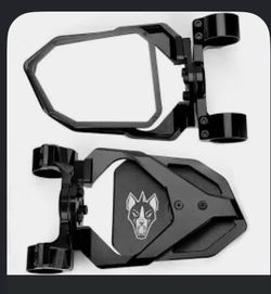 CHUPACABRA OFFROAD CUERO RACE UTV SIDE MIRROR SET (W/ LED LIGHT MOUNT)