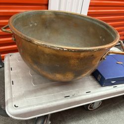 Copper cauldron/copper kettle/large copper pan