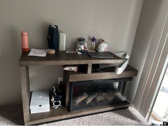 Fire place tv stand