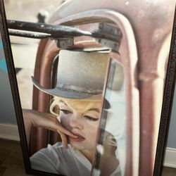 Framed Marilyn Monroe Portrait 