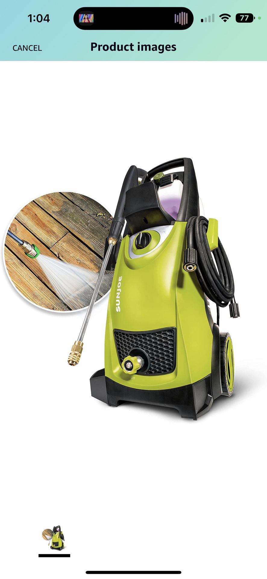 Sun Joe Spx3000 Electric Pressure Washer 2030 Psi