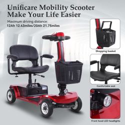 Mobility Scooter | Heavy-Duty 450 lbs Capacity | 4-Wheel | Warehouse Sale