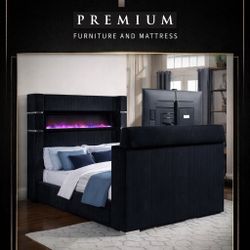 FIREPLACE TV BEDS - JUST IN!!!!! 