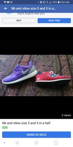 Shoes size 4.5 and 5