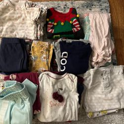 Girls Clothes Size 3 Months - 9 Months