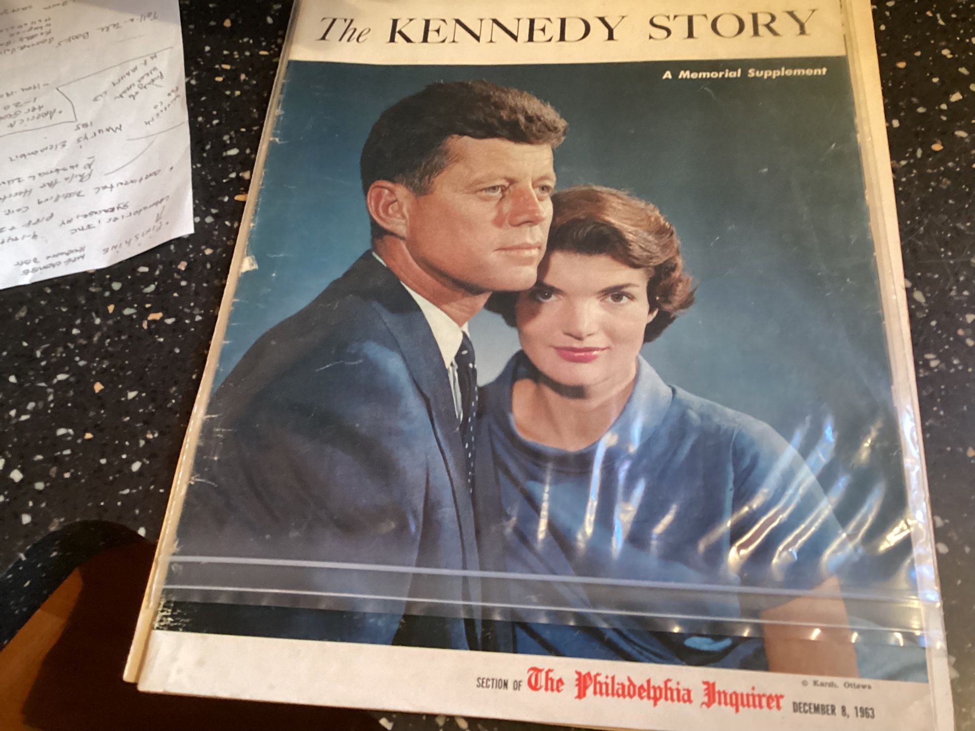 President John f.Kennedy Philadelphia Inquirer Sunday Supplement