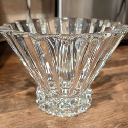 Rosenthal Blossom Crystal Bowl German Excellent Condition No Damage Heavy Clear Glass Dish  