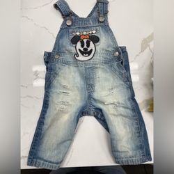 Custom Made Overalls - disney Halloween 6-9 Months 