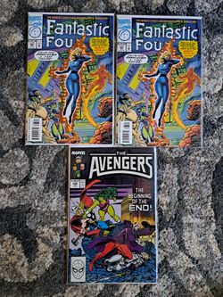 3 Marvel Comic Books