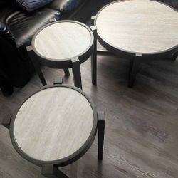 Center Table & 2 Side Tables