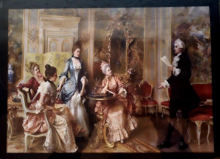 "THE PALACE LADIES GETTOGETHER" 12X16 FRAMED PRINT READY TO HANG WALL ART DECOR