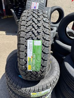 235/70R16 TBB TS-37 A/T 106T brand new 4 tires free mount balance installed