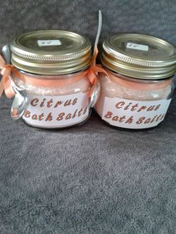 Citrus bath salts homemade