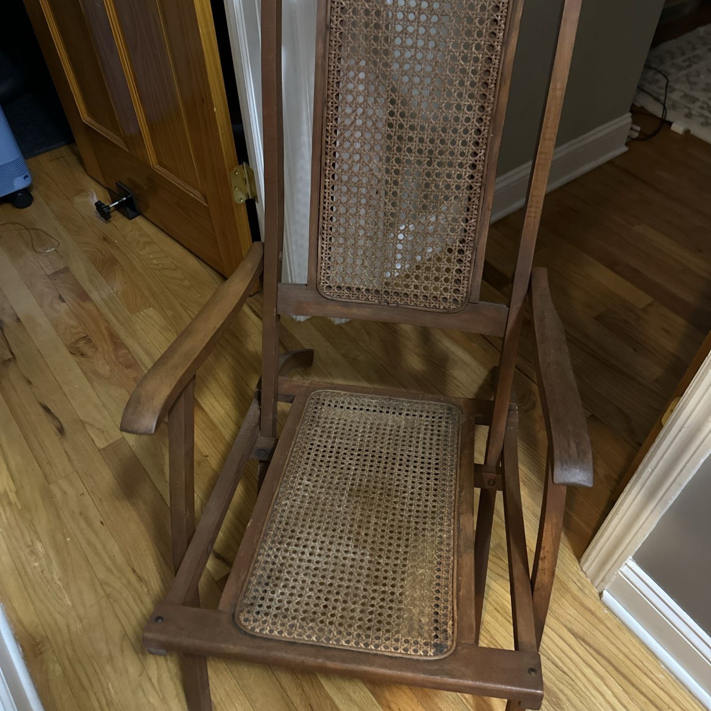 Antique Deck Chair From Old Steamship 100 Plus Years Old!!